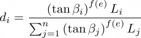MFD partitioning equation MFD partitioning equation